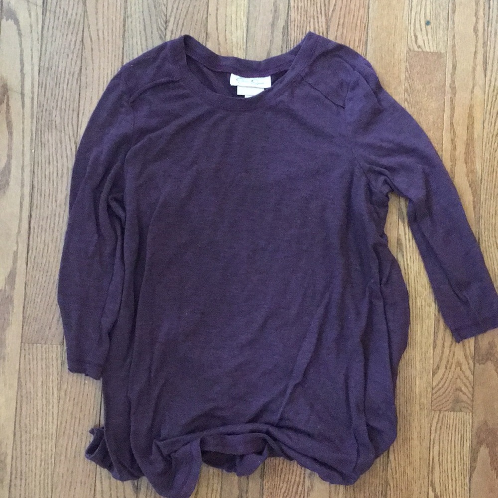 Jessica Simpson Purple Nursing Sweater